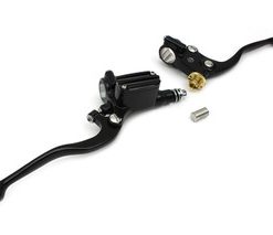 V-Twin Hand Control Kit Black 9/16" Bore Master Cylinder