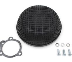 V-Twin - Round Mesh Air Cleaner - Black