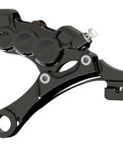 Arlen Ness - Black Six-Piston Differential Bore Rear Brake Caliper for 11.8" Rotors fits '08-'17 Dyna Models
