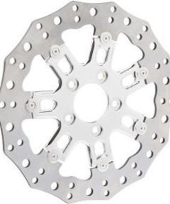 Arlen Ness - Two-Piece Floating 11.8" Center Hub Front Brake Rotor - 7 Valve Chrome