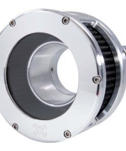 Feuling - Raw/Black BA Series Air Cleaner Kit W/ Clear Cover fits '17 & Up Touring and '18 & Up M8 Softail Models