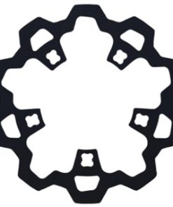 Lyndall Brakes - Black 11.8" Enforcer One Piece Perimeter Spoke Mount Front Rotor fits '14 & Up Touring Models