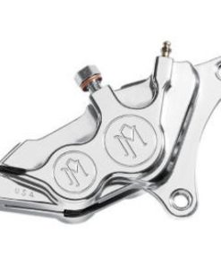 Performance Machine - Chrome Four-Piston Differential-Bore Front Caliper for 11.5" Rotors (See Desc.)