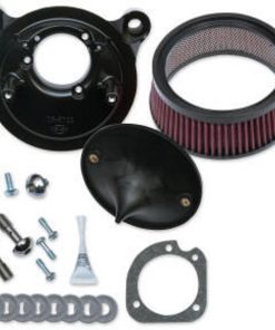 S&S - Super Stock Stealth Air Cleaner Kit fits '01-'17 Twin Cam EFI Models - Cable Throttle