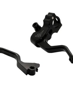 1FNGR - Easy Pull Clutch & Brake Lever Combo fits '96-'17 Dyna, '96-'14 Softail, '96-'03 Sportster, '96-'07 Touring, '99-'00 FXR Models