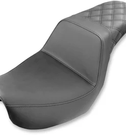 Saddlemen - Step-Up Rear Diamond Stitched Seat - fits Dyna Models