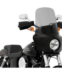 Memphis Shades Road Warrior Windshield - Black Smoke (Choose Height)