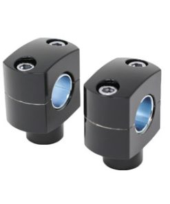 Motorcycle Supply Co. - Shorty Handlebar Risers - Gloss Black