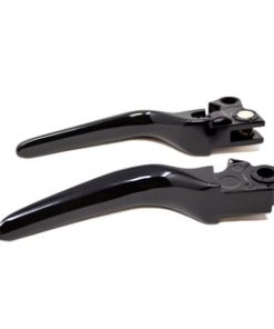 C&S Custom Cycles  - Blade Style Harley Davidson Levers fits '99-'17 Big Twin, '96-'03 XL - Gloss Black