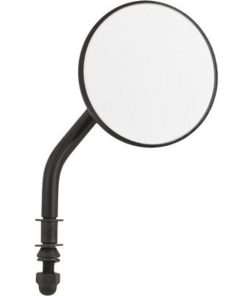 HardDrive - Classic Round 3" Mirror w/ 4" Stem - Black