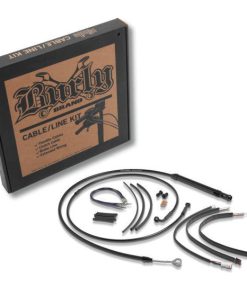 Burly Brand - 14" T-Bar Cable/ Brake Line Extension Kit - fits Dual Disc '16-'17 FXDLS (ABS)