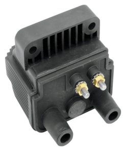 Drag Specialties - 12V Mini Dual-Fire Ignition Coil 3 ohm/Electronic Ignition (Repl. OEM # 31614-83A)