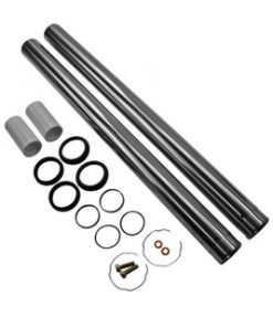 Moto Iron - +2" Length 49MM Chrome Fork Tubes fits '06-'17 Dyna Models