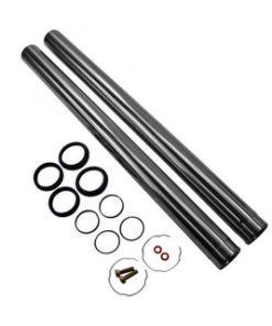 Moto Iron - Stock Length 49MM Chrome Fork Tubes fits '06-'17 Dyna Models