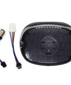 Motorcycle Supply Co. - Low-Pro LED Taillight - fits '99 & Up Harley Models - Smoked