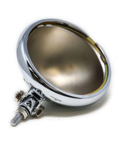 Motorcycle Supply Co. - Universal Bottom Mount 5-3/4" Headlight Bucket - Chrome