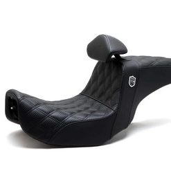 Saddlemen x San Diego Customs Step Up Seat Gripper/ Backrest fits '06-'17 Dyna Models