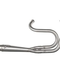 Sawicki - Brushed Stainless Steel 2-in-1 Full Length Cannon fits '91-'17 Dyna Models (Exc. FLD Switchback)