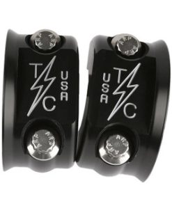 Thrashin Supply - Twice-Cut Clutch/Brake Perch Clamps fits '99 & Up Touring , '00 & Up Softails, '99-'17 Dyna & '96-'03 XL Models