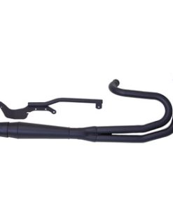Thunderheader - Black 2-Into-1 Exhaust System fits '93-'98 Dyna Models W/ Mid & Forward Controls