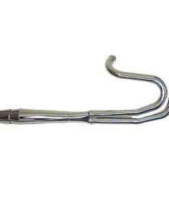 Thunderheader - Chrome 2-Into-1 Exhaust System fits '99-'05 Dyna Models W/ Mid & Forward Controls (No O2 Ports)