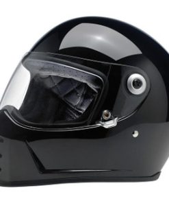 Biltwell Lane Splitter Full Face Helmet - Gloss Black