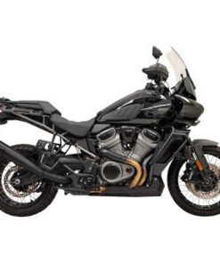 Bassani 4" Black Slip On Exhaust System - fits '21-Up Pan America 1250