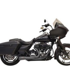 Bassani - Short Road Rage 2-into-1 Exhaust System - fits '99-'16 FLHT/FLHR/FLHX/FLTRX