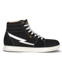 Cortech The Slayer Skate Style Canvas and Suede Riding Shoe - Black