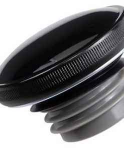 Drag Specialties - Gloss Black Screw-In Gas Cap W/ Vent fits '99-'20 Big Twin and L'96-'20 XL Models