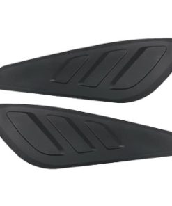 Motorcycle Supply Co. - Black Pan America Rubber Gas Tank Knee Pad Kit