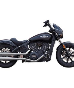 S&S Cycle - Race Only Grand National Slip-On Mufflers fits '19-'23 Scout Models - Chrome