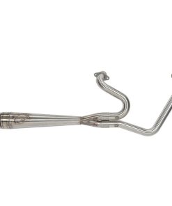 Sawicki - Brushed Stainless Steel 2-In-1 Mid-Length Cannon fits '20 & Up Indian Challenger Models