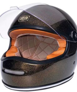 Urban Helmets - BigBore S Dark Gold Flake Vintage Helmet