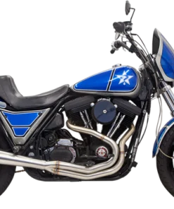 Bassani - Road Rage III 2-into-1 Exhaust System Stainless Steel - Fits '84-'94, '99-'00 FXR