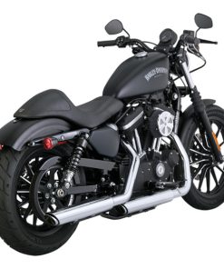 Vance & Hines - 3" Round Twin Slash Slip-On Mufflers fits '14-'22 Sportster Models (Exc. '21-'22 Sportster S/RH1250S & '22 Nightster/RH975 Models) - Chrome