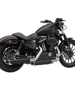 Cobra - 3" Slip-On Mufflers fits '04-'13 Sportster Models - Raven Black