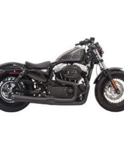 Bassani - Road Rage II Mega Power 2-Into-1 Short Exhaust System fits '14-'20 XL Models W/ Mid or Fwd Controls