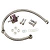 Drag Specialties - Braided Hose Crankcase Breather Kit fits '99-'17 Big Twin Custom Applications Only