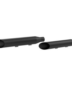 Khrome Werks - HP-Plus 3" Slip-On Mufflers W/ Slash Cut fits '14-'20 Harley Sportster Models - Black