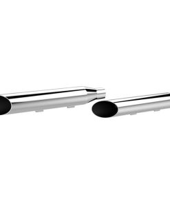 Khrome Werks - HP-Plus 3" Slip-On Mufflers W/ Slash Cut fits '14-'20 Harley Sportster Models - Chrome