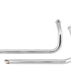 Paughco Gooseneck Drag Pipes for Harley FX, FL, Softail, FXR, Sportster