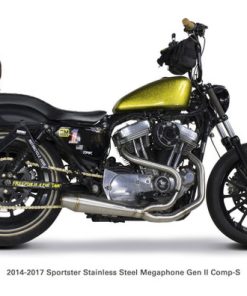 Two Brothers Racing - 2-into-1 Gen-II Exhaust - fits '14-'18 XL - Stainless