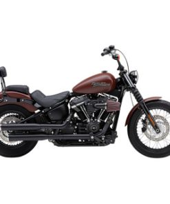 Cobra - 3" RPT Slip-On Mufflers fits '18-'22 Harley Softail Models - Raven Black