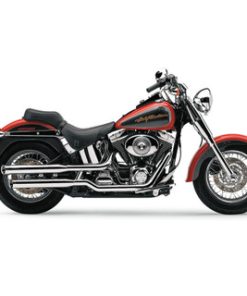 Cobra - 3" Slip-On Mufflers fits '00-'06 Harley Softail Models - Chrome