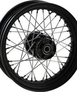Drag Specialties - Gloss Black Laced Rear Wheel fits '08-'20 Sportster Models (W/O ABS) - 16" x 3"