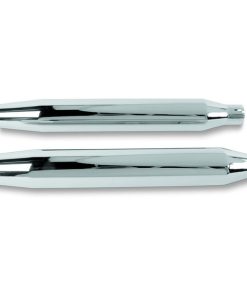 Khrome Werks - HP-Plus 3" Slip-On Mufflers W/Tapered Style fits '07-'17 Harley M8 Softail Models - Chrome