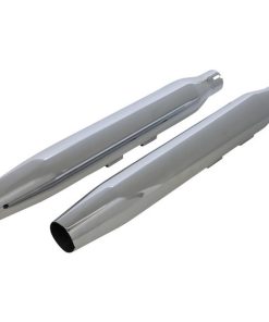 Khrome Werks - HP-Plus 3" Slip-On Mufflers W/Tapered Style fits '07-'17 Harley Softail Models - Chrome
