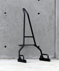 Softail Pointed Traveler Sissy Bar 2014 and Up Mounting Outside the Struts (Fat Bob, Street Bob, Lowrider, Slim, Standard, Fat Boy)